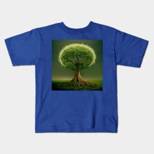 Yggdrasil World Tree of Life Kids T-Shirt